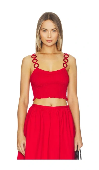 Saudade Solly Set Top In Red