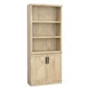 Sauder Aspen Post Library, Prime Oak Finish