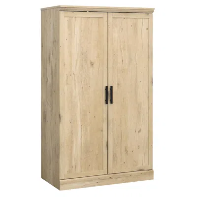 Sauder Aspen Post Storage Cabinet, Prime Oak Finish In Brown
