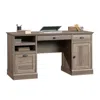 Sauder Barrister Lane Executive Desk, Salt Oak Finish In Brown