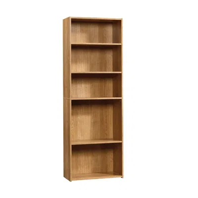 Sauder Beginnings Bookcase, Highland Oak Finish In Brown