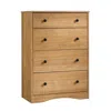 Sauder Beginnings Chest, Highland Oak Finish In Brown