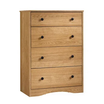 Sauder Beginnings Chest, Highland Oak Finish In Brown