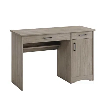 Sauder Beginnings Desk, Silver Sycamore Finish In Gray