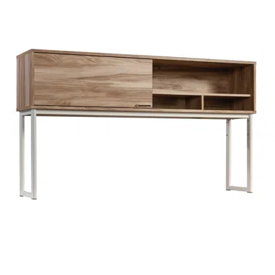 Sauder Bergen Circle Computer Hutch Kiln Acacia In Brown