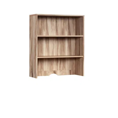 Sauder Bergen Circle Library Hutch Kiln Acacia In Brown