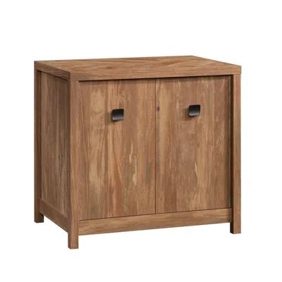 Sauder Cannery Bridge Commercial Office Cabinet, Sindoori Mango Finish In Brown
