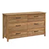 Sauder Cannery Bridge Dresser, Sindoori Mango Finish In Brown