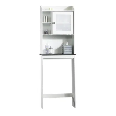 Sauder Caraway Bath Over Toilet Cabinet, Soft White Finish
