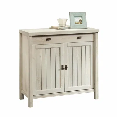 Sauder Costa Commercial Office Cabinet, Chalked Chestnut Finish In Brown