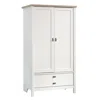 Sauder Cottage Road Armoire, Soft White Finish In White