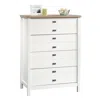 Sauder Cottage Road Chest, Soft White Finish In White