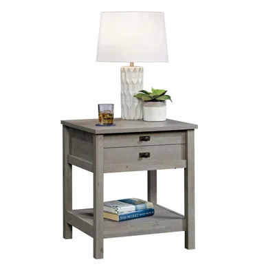 Sauder Cottage Road Night Stand, Mystic Oak Finish In Gray