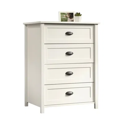 Sauder County Line Chest, Soft White Finish