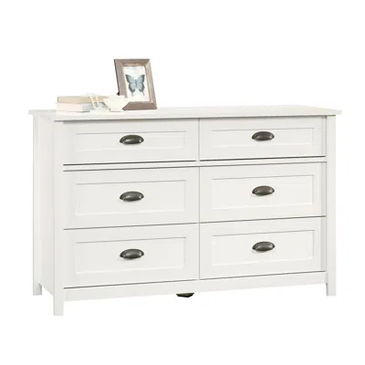 Sauder County Line Dresser, Soft White Finish