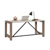 Sauder Dixon City Commercial Office Executive Desk, Brushed Oak Finish In Multi