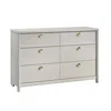 Sauder Dover Edge Dresser, Glacier Oak Finish In Neutral