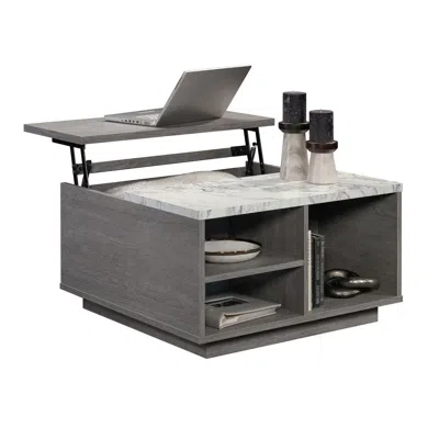 Sauder East Rock Coffee Table, Ashen Oak Finish