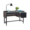 Sauder Harvey Park Desk, Jet Acacia Finish In Black