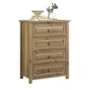 Sauder Hillmont Farm Chest, Timber Oak Finish In Brown