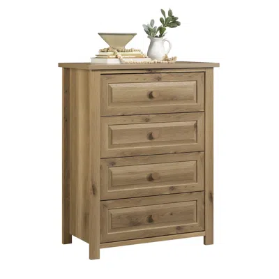 Sauder Hillmont Farm Chest, Timber Oak Finish In Brown