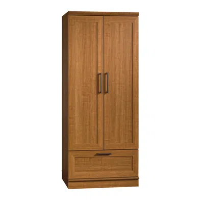 Sauder Homeplus Storage Armoire, Sienna Oak Finish In Brown
