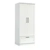 Sauder Homeplus Storage Armoire, Soft White Finish In White
