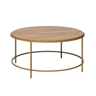Sauder International Lux Coffee Table, Sindoori Mango Finish