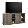 Sauder Misc Entertainment Credenza, For Tvs Up To 70", Pebble Pine Finish In Gray