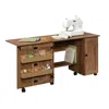 Sauder Miscellaneous Storage Craft & Hobby Storage, Vintage Oak Finish In Brown