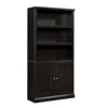 Sauder Miscellaneous Storage Library, Estate Black Finish
