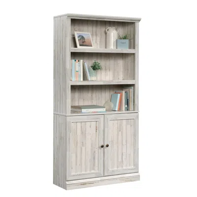 Sauder Miscellaneous Storage Library, White Plank Finish