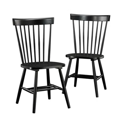 Sauder New Grange Chair, Black Finish