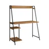 Sauder North Avenue Computer Desk With Hutch, Sindoori Mango Finish In Brown