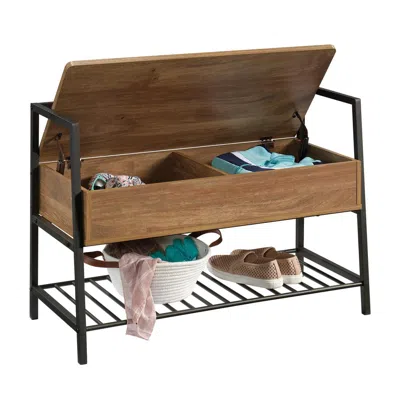 Sauder North Avenue Storage Bench, Sindoori Mango Finish In Brown