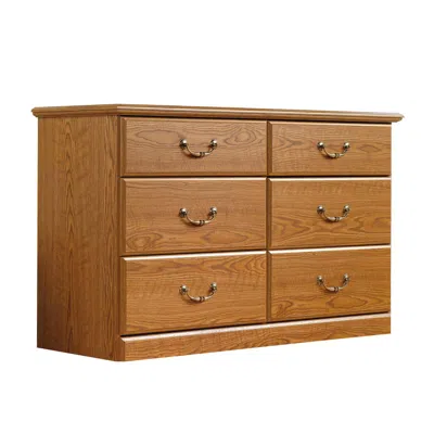 Sauder Orchard Hills Dresser, Carolina Oak Finish In Brown