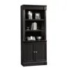 Sauder Palladia Library, Wind Oak Finish In Black