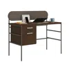 Sauder Radial Computer Desk, Umber Wood Finish In Brown