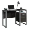 Sauder Rock Glen Desk, Blade Walnut Finish In Black