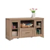 Sauder Rollingwood Commercial Office Credenza, Brushed Oak Finish In Brown