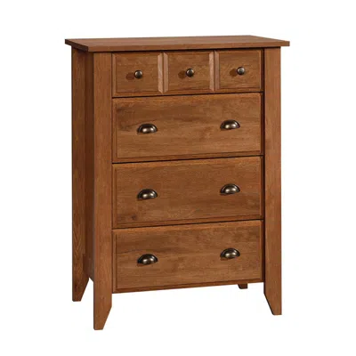 Sauder Shoal Creek Chest, Oiled Oak Finish In Brown