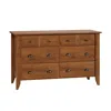 Sauder Shoal Creek Dresser, Oiled Oak Finish In Brown