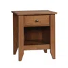 Sauder Shoal Creek Night Stand, Oiled Oak Finish In Brown