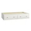 Sauder Shoal Creek Platform Bed, Soft White Finish In White