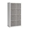 Sauder Stow-away Cube Storage Storage Organizer, White Finish In Gray