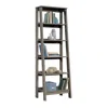 Sauder Trestle Open Shelving, Mystic Oak Finish