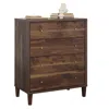 Sauder Willow Place Chest, Grand Walnut Finish In Brown