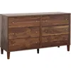 Sauder Willow Place Dresser, Grand Walnut Finish In Brown