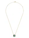 Sauer 18kt Yellow Gold Frame Multi-stone Necklace In Gold