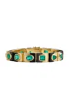 Sauer 18k Yellow Gold Fusuma Bracelet In Multi